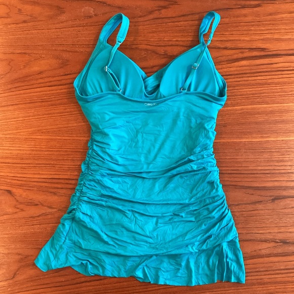 Calvin Klein Bathing Dress Size 8 - Picture 3 of 5